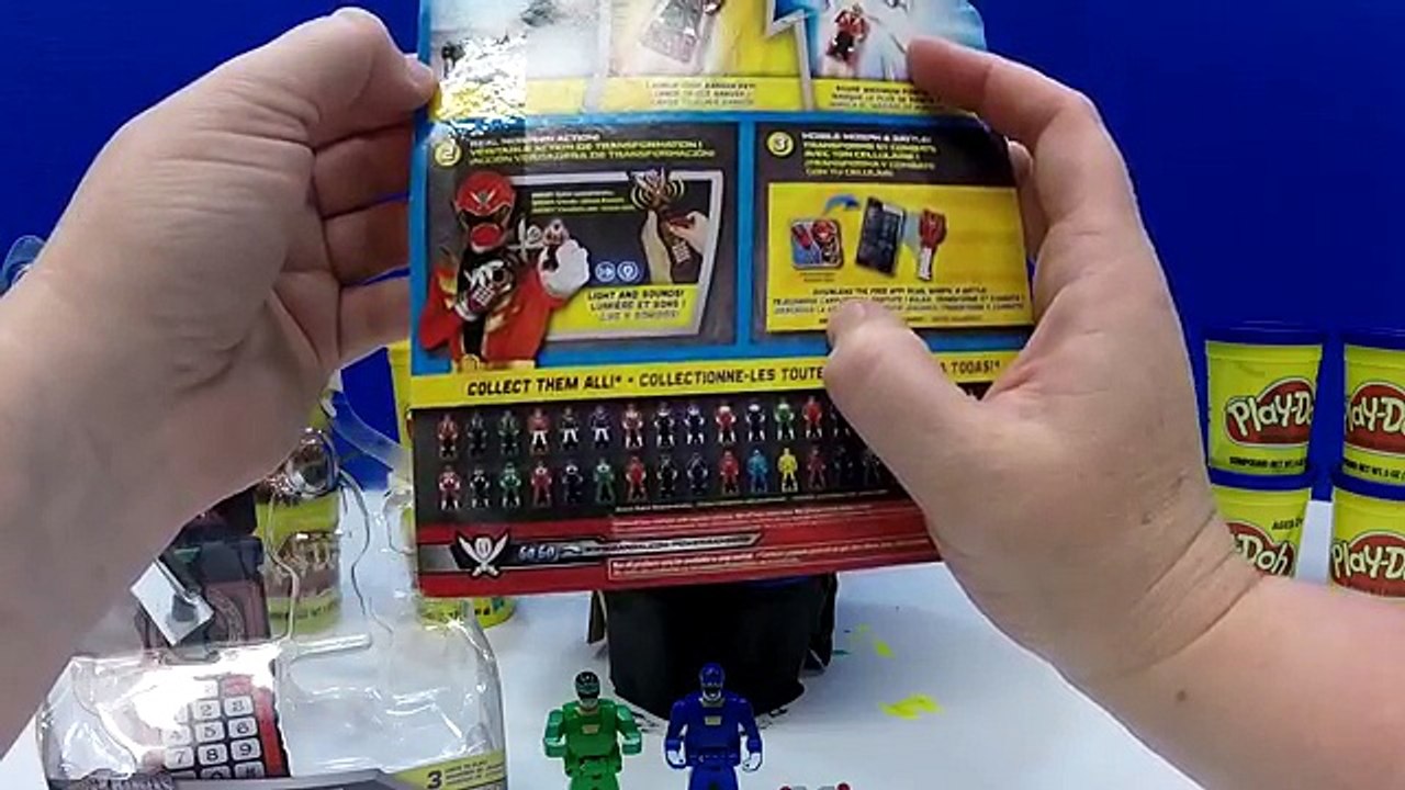 Power Rangers Super Mega Force Play-Doh Huge Surprise Egg