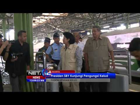 NET12 - Presiden SBY berangkat menuju lokasi bencana Gn. Kelud Minggu pagi ini