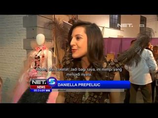 NET5 - Fashion Show dari Bahan Cokelat