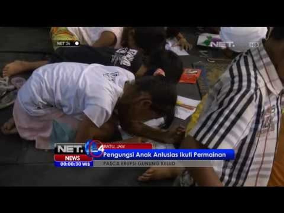 NET24 - Aktivitas pengungsi Gunung Kelud