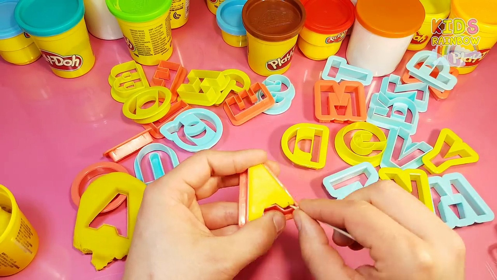 rainbow play doh videos