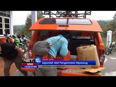NET12 - Alat Pengamanan Gunung Kelud Dipasang