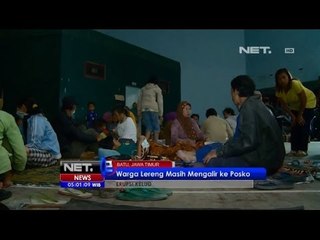 NET5 - Warga Lereng Kelud Masih Mengalir ke Posko