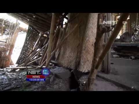 NET12 - Hujan lebat membuat retakan tanah di Situbondo meluas