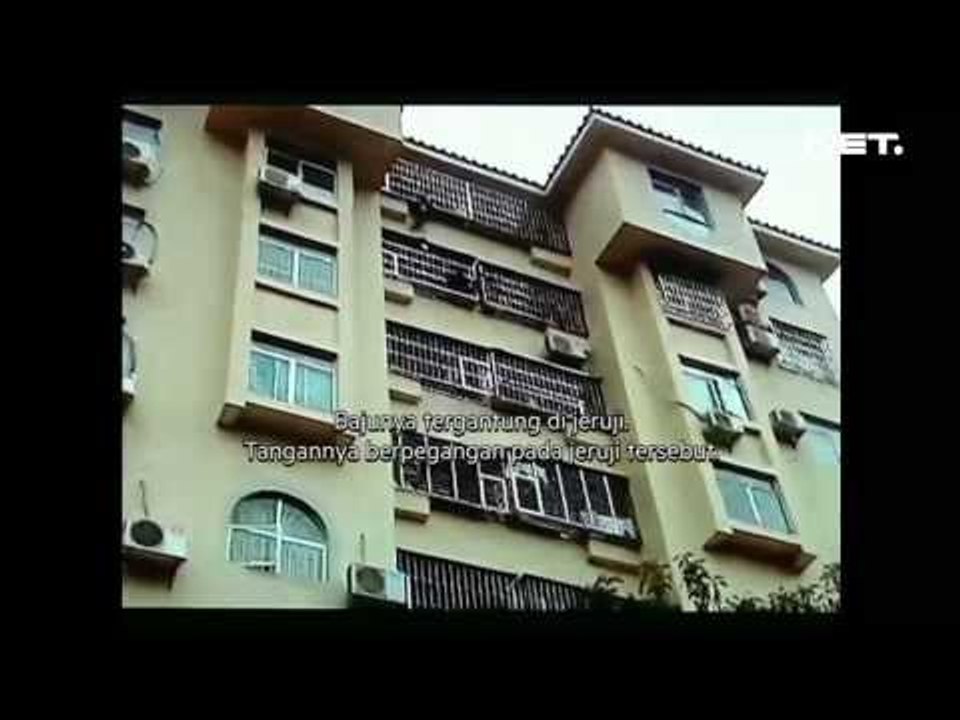 NET5-Kecelakaan Bermain, Seorang Bocah Tergantung di Lantai 8 Apartemen