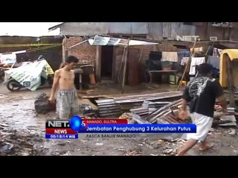 NET24 - Jembatan penghubung 3 kelurahan di Manado belum diperbaiki