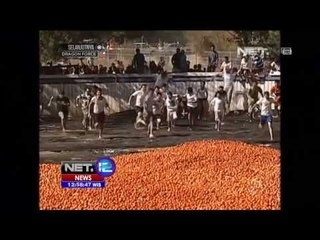 NET12 - Festival perang tomat di Chili