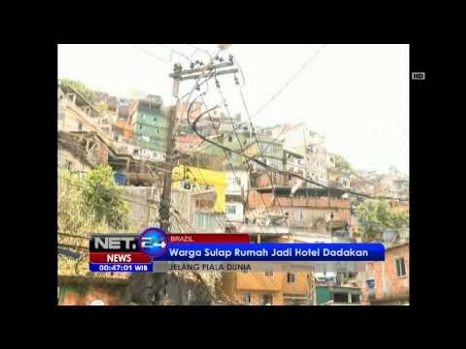 NET24 - Jelang piala dunia sejumlah hotel di Brazil habis dipesan turis