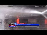 NET12 - Jalan protokol di Kediri masih dipenuhi pasir pasca erupsi Kelud