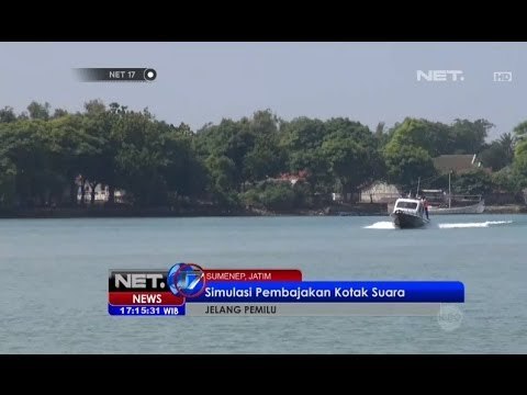NET17-Untuk Pengamanan Pemilu Sumenep, Polisi Lakukan Simulasi di Darat dan Lautan
