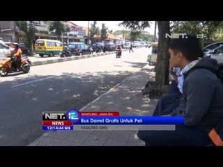 NET12 - Bus Gratis bagi pelajar di bandung