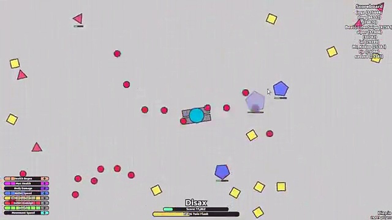 DIEP.IO 400K SCORE WORLD RECORD ATTEMPT | Disax