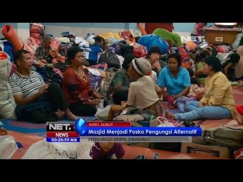 NET24 - Masjid Sebagai Posko Pengungsian Alternatif Korban Erupsi Sinabung