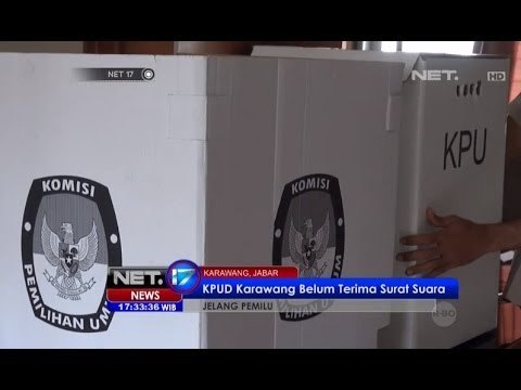 NET17-KPUD Karawang Belum Terima Segel Kotak Suara dan Surat Suara