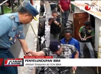 TNI AL Gagalkan Penyelundupan 80 Ton BBM di Tanjung Pinang