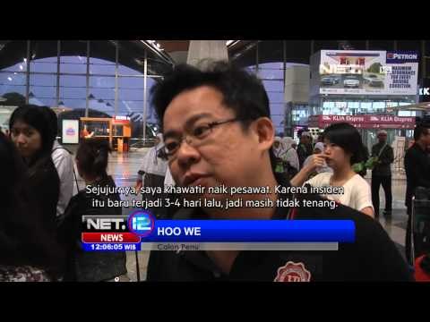 NET12 - Calon penumpang Khawatir atas hilangnya Pesawat Malaysia Airlines