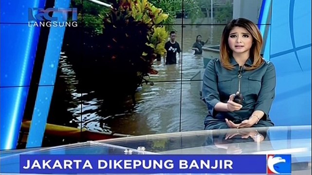 Kemang Banjir Usai Diguyur Hujan Deras