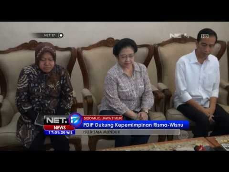 NET17 - Megawati meminta walikota Surabaya Tri Rismaharini agar tak mundur dari jabatannya