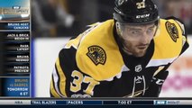 Patrice Bergeron On His Four-Point Night Vs. The Canucks