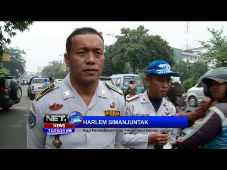NET12 - Razia parkir liar di Jakarta Pusat