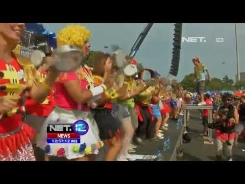 NET12 - Karnaval di Brazil berlangsung selama seminggu, para turis sangat antusias