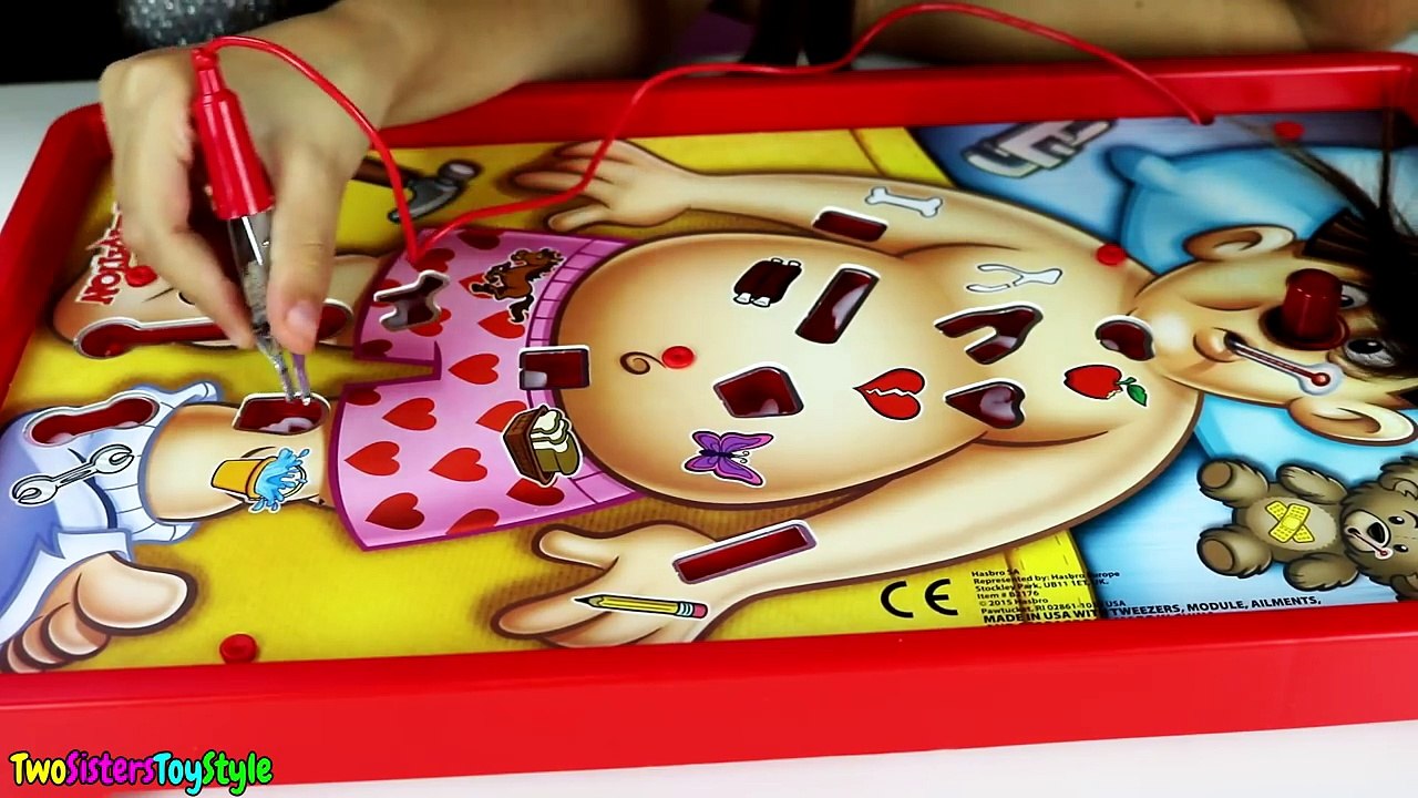 DOCTOR EVELYN GIVES EMILY SURGERY, NEEDLE AND CHECKUP, SHOT IN TUMMY - Operation Game Challenge