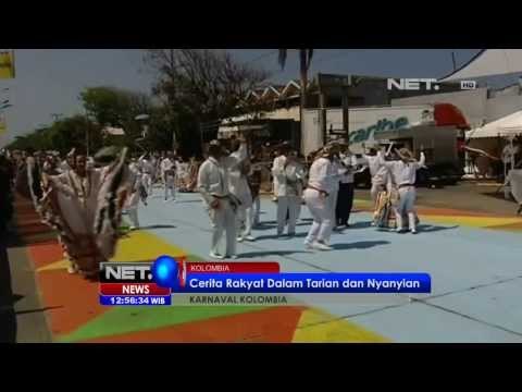 NET12 - Karnaval jelang perayaan paskah di Kolombia