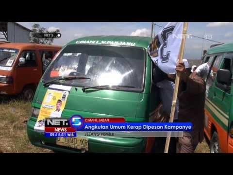 NET5 - Kampanye terbuka membawa berkah bagi pedagang dan pemilik mobil angkot di Cimahi