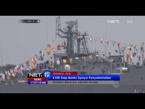 NET17 - TNI AL Basarnas dan KNKT siap membantu pencarian pesawat Malaysia Airlines