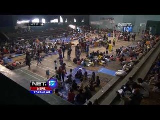 NET17 - Pengungsi Kelud terkena penyakit gangguan pernafasan