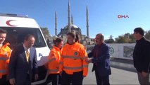 Edirne Belediyesi'nin İlk Kadın Ambulans Şoförü