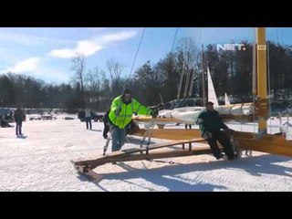 NET12 Berlayar di Hamparan Es di Amerika