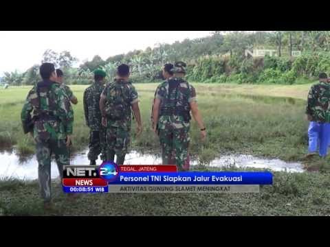 NET24-TNI Lakukan Pemetaan Jalur Evakuasi Bagi Warga Sekitar Lereng Gunung Slamet