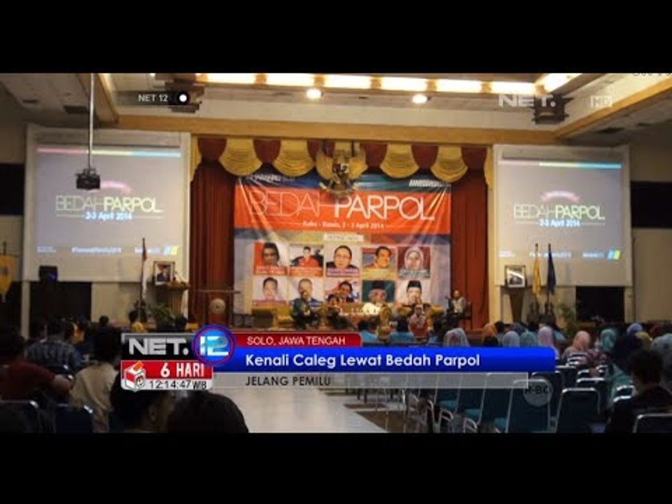 NET12 - Guna menekan angka golput, BEM Universitas Sebelas Maret Solo gelar bedah partai