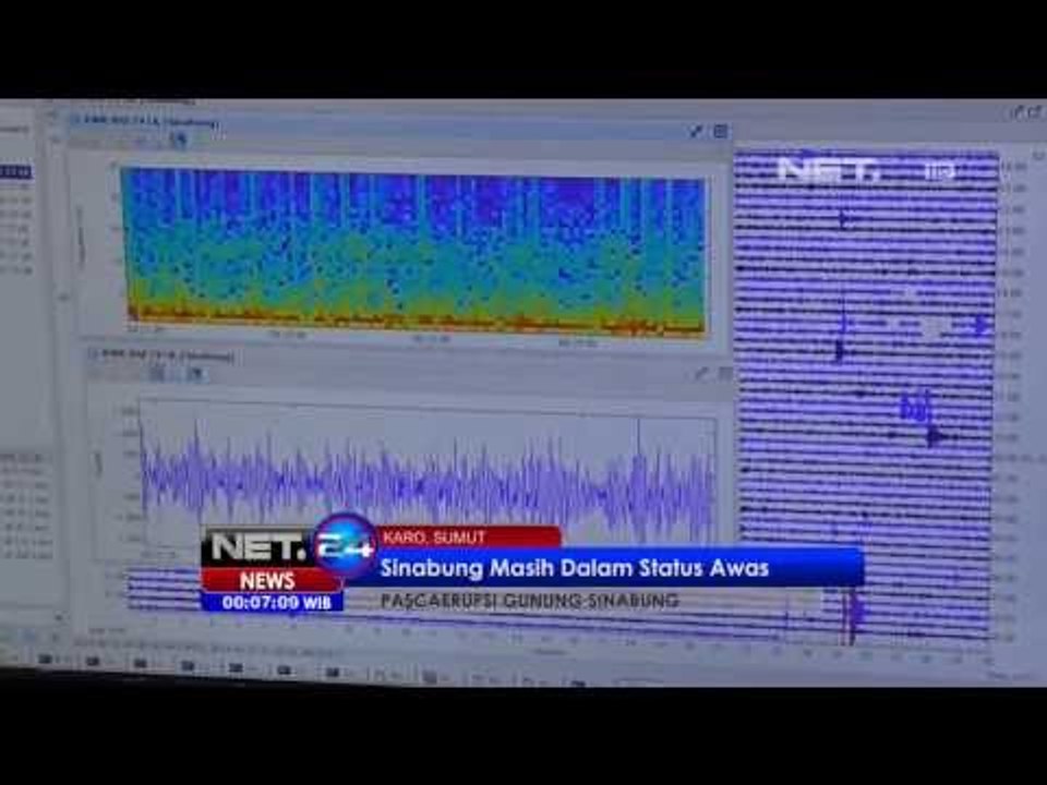 NET24 - Status Gunung Sinabung masih awas