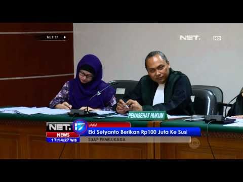 NET17-Pengadilan Tipikor Gelar Sidang Suap Sengketa Pemilukada di Mahkamah Konstitusi