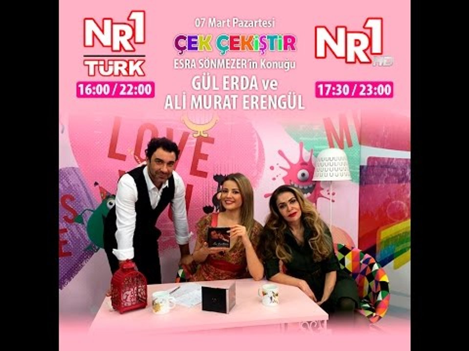 Çek Çekiştir'in Konuğu Gül Erda  Number1 Türk TV'de!