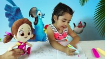 Niloya Boyama Yapıyor İlkim ile Beraber Eğlenceli Çocuk Video Niloya Çizgi Film