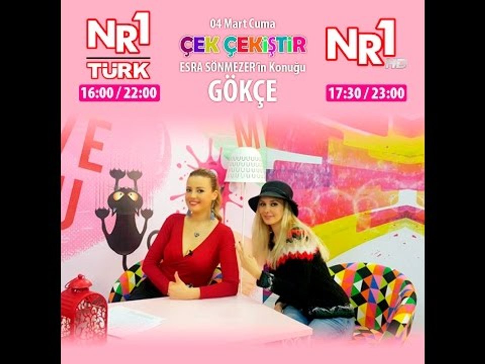 Çek Çekiştir'in Konuğu Gökçe  Number1 Türk TV'de!