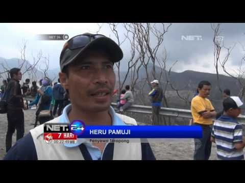 NET24-Berkah Bagi Penjual Jasa Foto Kelud dengan Ramainya Wisatawan