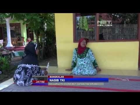 NET JATIM - Keluarga TKI divonis mati Zaenab tiba dirumahnya di Bangkalan