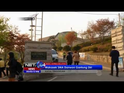 NET24-Wakil Kepala Sekolah yang Berhasil Diselamatkan dari Kecelakaan Kapal di Korsel Gantung Diri