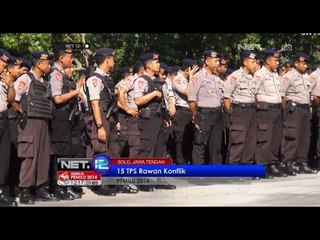 NET12 - 15 tempat pemungutan suara di Solo diamankan sekitar 800 polisi