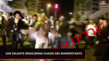 Jérusalem : Une militaire israélienne défie des ultra-orthodoxes lors d'une manifestation (vidéo)