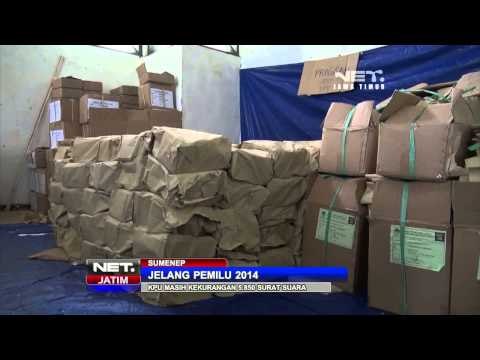 NET JATIM - KPU Sumenep Masih Kekurangan Sekitar 5 Ribu Surat Suara