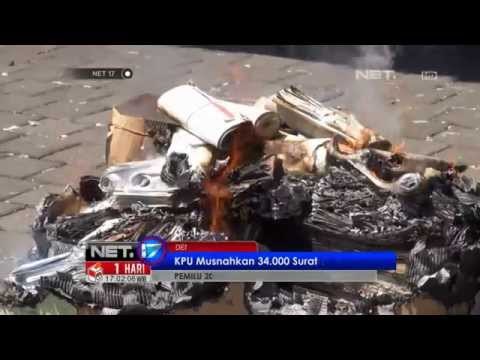 NET17 - Surat suara bermasalah dimusnahkan di Malang