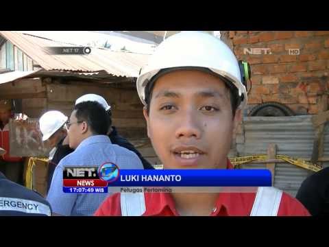 NET17 - Ratusan barel minyak mentah mencenari anak sungai di Palembang