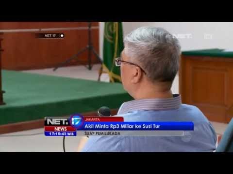 NET17 - Akil Mochtar Mengaku Meminta 3 Miliar Rupiah untuk Memuluskan 3 Sengketa Pemilukada