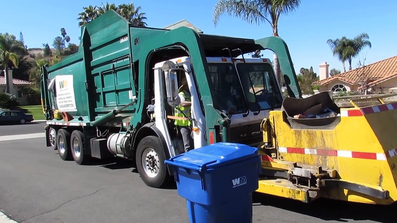 Waste Management Garbage Trucks of San Diego
