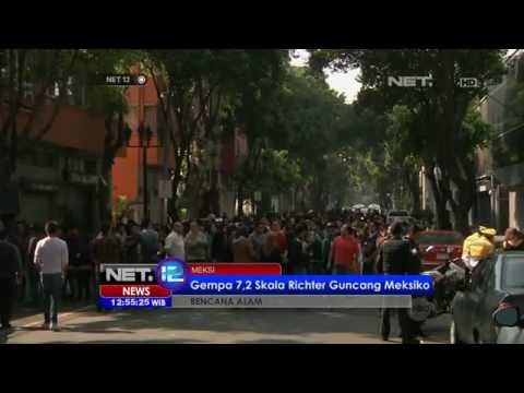 NET12-Gempa 7,2 Skala Richter Guncang Meksiko